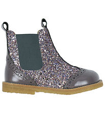 Angulus Støvler - Chelsea - Lavender/Pastel m. Glitter Angulus Støvler - Chelsea - Lavender/Pastel m. Glitter