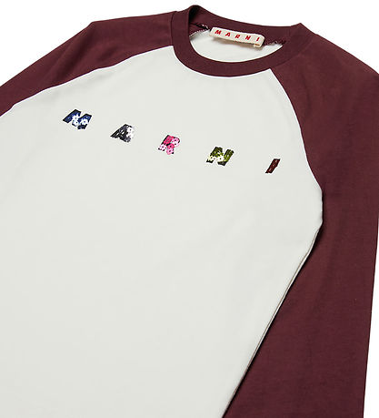 Marni Bluse - Berry Jam/Hvid