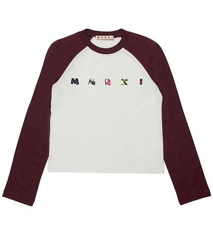 Marni Bluse - Berry Jam/Hvid