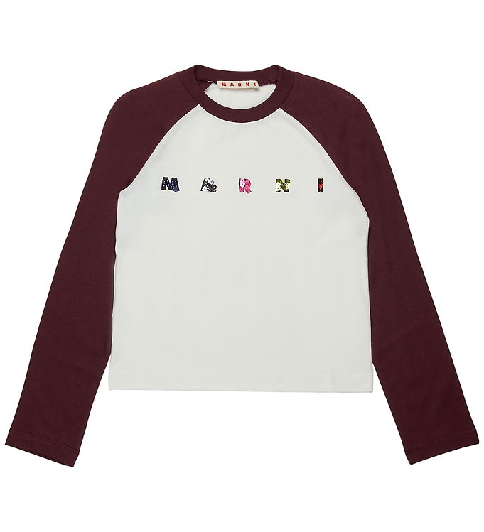 Marni Bluse - Berry Jam/Hvid