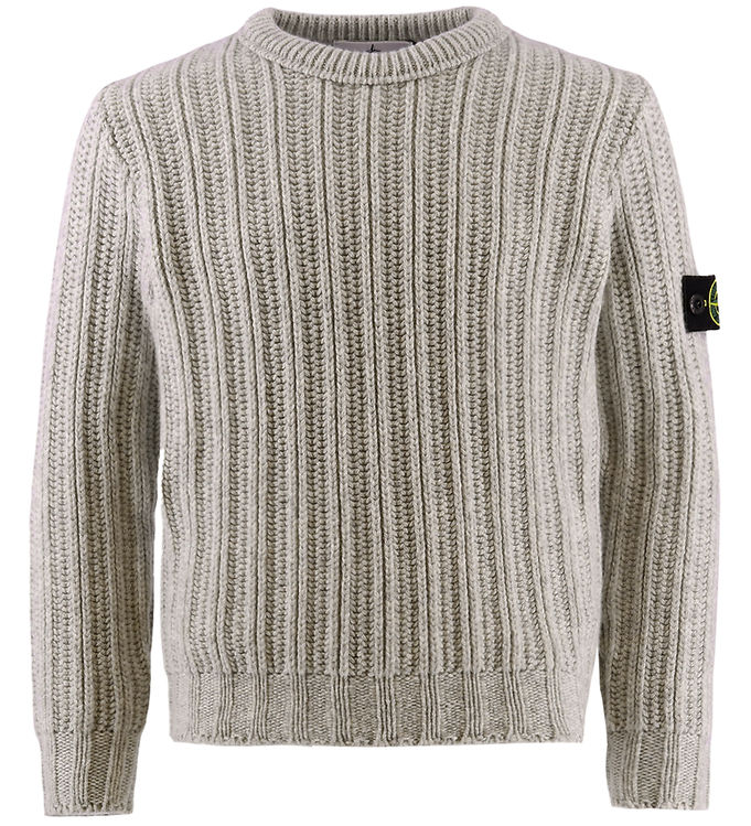 Stone Island Bluse - Uld/Viskose - Gråmeleret