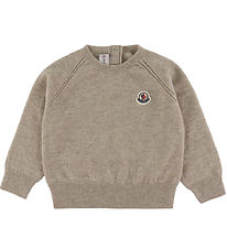 Moncler Bluse - Strik - Uld - Khaki Moncler Bluse - Strik - Uld - Khaki