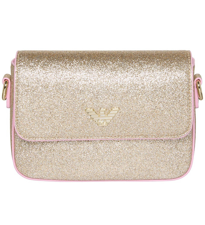 Emporio Armani Skuldertaske - Champagne m. Glimmer