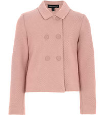 Emporio Armani Cardigan - Rib - Mahogany Rose Emporio Armani Cardigan - Rib - Mahogany Rose