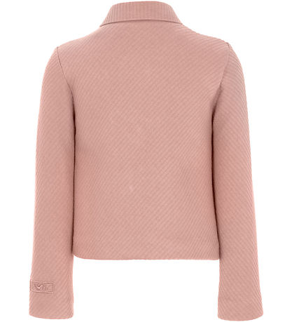 Emporio Armani Cardigan - Rib - Mahogany Rose Emporio Armani Cardigan - Rib - Mahogany Rose