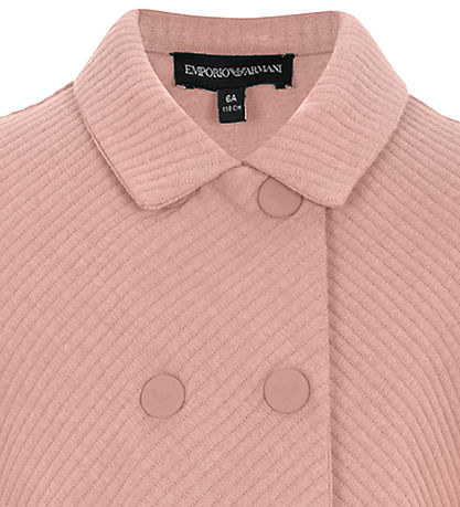 Emporio Armani Cardigan - Rib - Mahogany Rose Emporio Armani Cardigan - Rib - Mahogany Rose