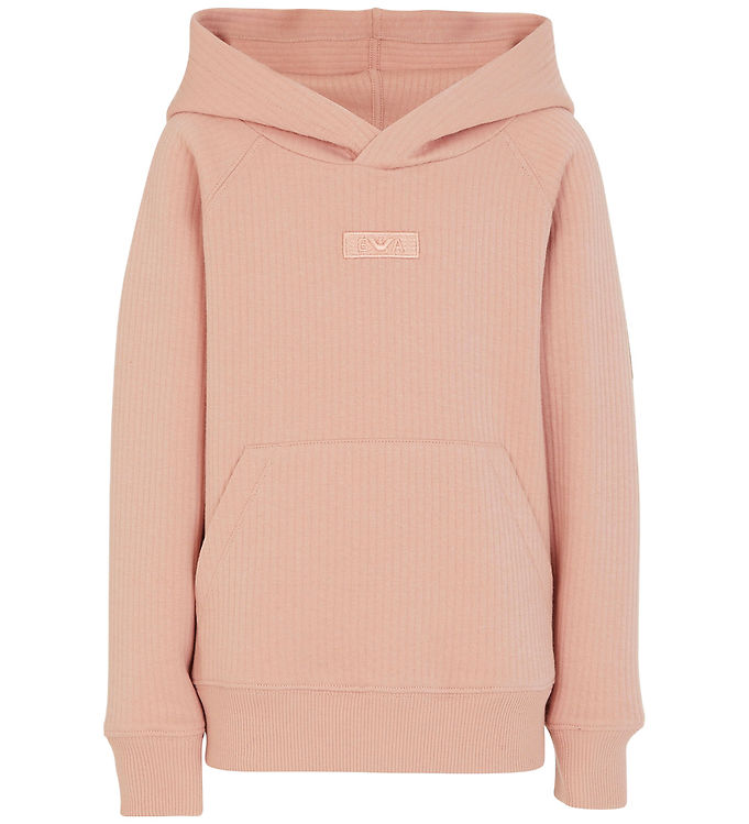 Emporio Armani Hættetrøje - Rib - Mahogany Rose