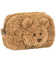Jellycat Taske - 13x19 cm - Bartholomew Bear Pouch - Brun Jellycat Taske - 13x19 cm - Bartholomew Bear Pouch - Brun