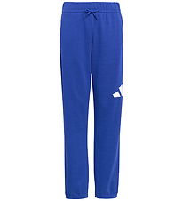 adidas Performance Sweatpants - J BL FT PT - Royblu/Hvid adidas Performance Sweatpants - J BL FT PT - Royblu/Hvid