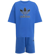 adidas Originals Shortssæt - Blå/Sort adidas Originals Shortssæt - Blå/Sort