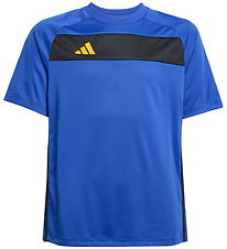 adidas Performance T-shirt - Tiro ES - Selubl/Sort/Creyel adidas Performance T-shirt - Tiro ES - Selubl/Sort/Creyel