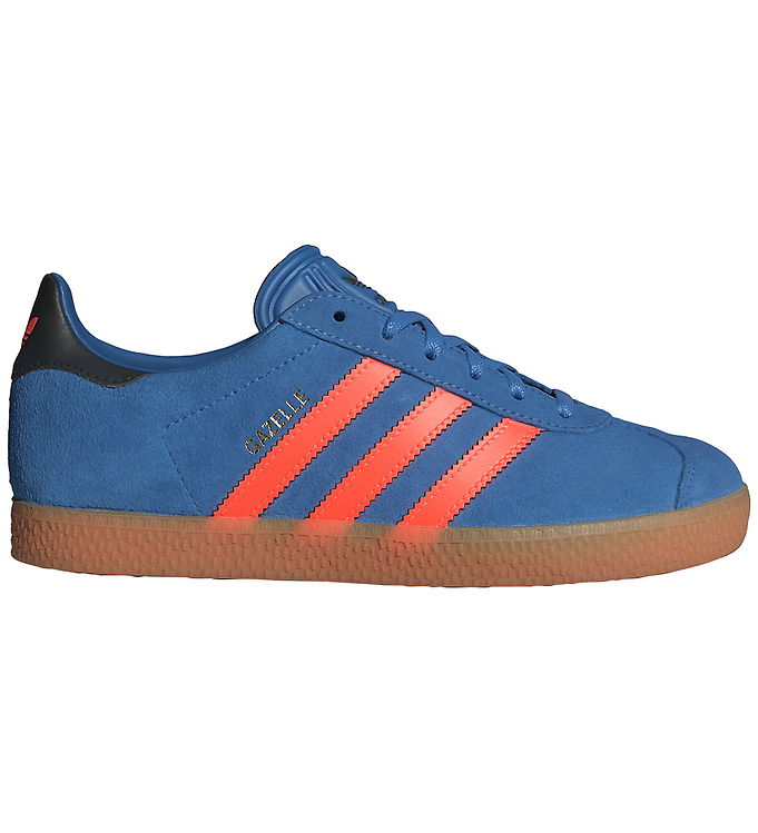 adidas Originals Sko - Gazelle J - Focblu/Sorang/Cblack