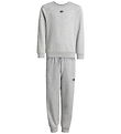 adidas Originals Sweatsæt - Crew - Mgreyh/Sort adidas Originals Sweatsæt - Crew - Mgreyh/Sort