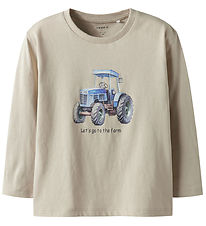 Name It Bluse - NmmLudde - Peyote m. Traktor Name It Bluse - NmmLudde - Peyote m. Traktor