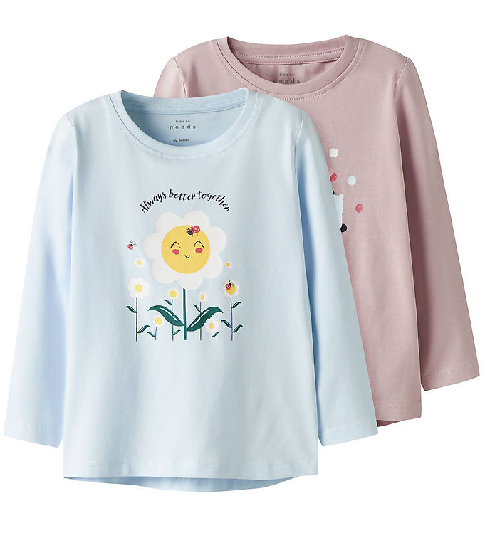 Name It Bluse - NmfVix - 2-pak - Burnished Lilac/Country Air/Flo