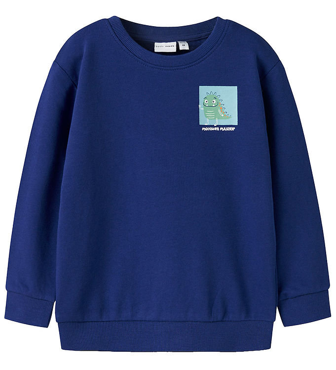 Name It Sweatshirt - NmmVasha - Sodalite Blue/Monster Mashup