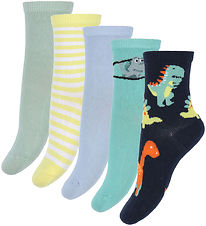 Name It Strømper - 5-Pak - NmmVagn - Creme De Menthe Name It Strømper - 5-Pak - NmmVagn - Creme De Menthe