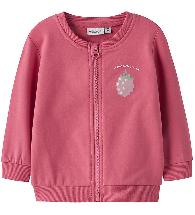 Name It Cardigan - NbfVrillie - Rapture Rose/Raspberry