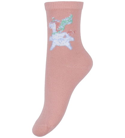 Name It Strømper - 5-Pak - NmfVinni - Bright White/Floral AOP