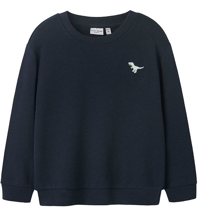 Name It Sweatshirt - NmmVallen - Navy Blazer/Green Dino