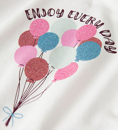 Name It Bluse - NmfVix - Bright White/Balloons Name It Bluse - NmfVix - Bright White/Balloons