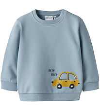 Name It Sweatshirt - NbmVonne - Dusty Blue/Car Name It Sweatshirt - NbmVonne - Dusty Blue/Car