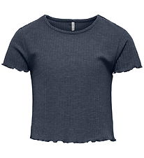 Kids Only T-shirt - Rib - KogNella - Ombre Blue Kids Only T-shirt - Rib - KogNella - Ombre Blue