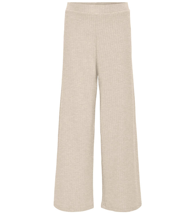 Kids Only Bukser Pumice Stone Melange Med Brede Ben - Str. 9y 134cm