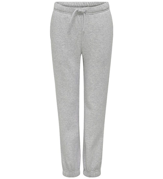 Kids Only Sweatpants Light Grey Melange Med Snøre - Str. 14y 164cm