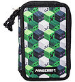 Minecraft Penalhus m. Indhold - Grøn/Sort Minecraft Penalhus m. Indhold - Grøn/Sort