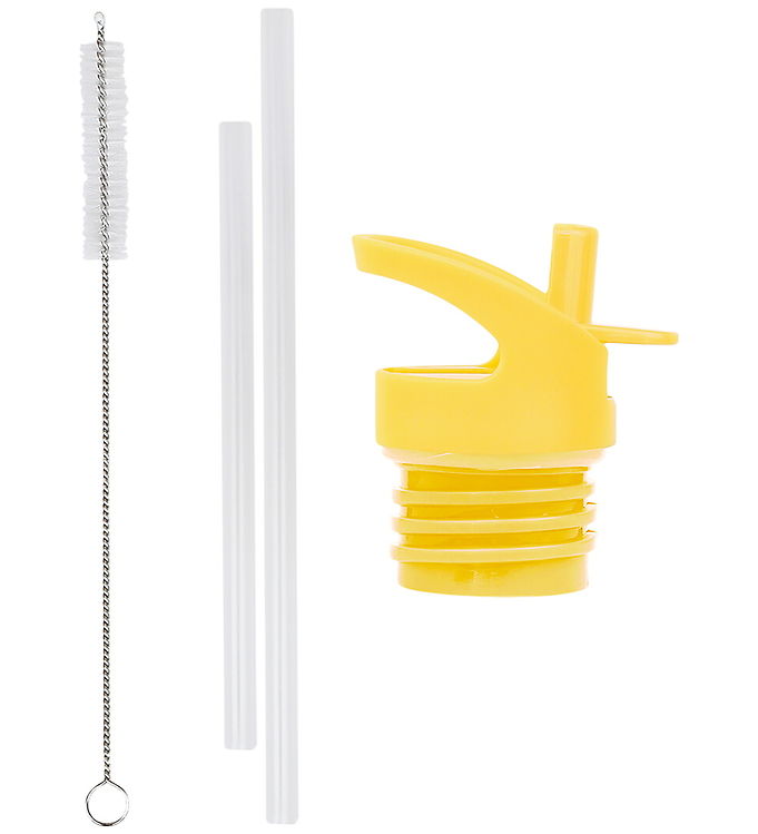 A Little Lovely Company Drikkedunksæt - Låg/Sugerør/Børste