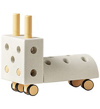 MODU Gåvogn - Tiny Ride - 10 Dele - 40x20x36 cm - Sand Grey/Hone MODU Gåvogn - Tiny Ride - 10 Dele - 40x20x36 cm - Sand Grey/Hone