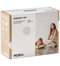 MODU Explorer Sæt - 20 Dele - 55x40x20 cm - Sand Grey/Honey Yell MODU Explorer Sæt - 20 Dele - 55x40x20 cm - Sand Grey/Honey Yell
