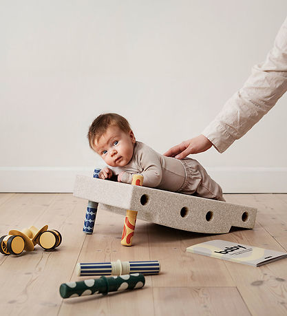 MODU Baby Motoriksæt - 10 Dele - 50x40x10 cm - Sand Grey/Honey Y