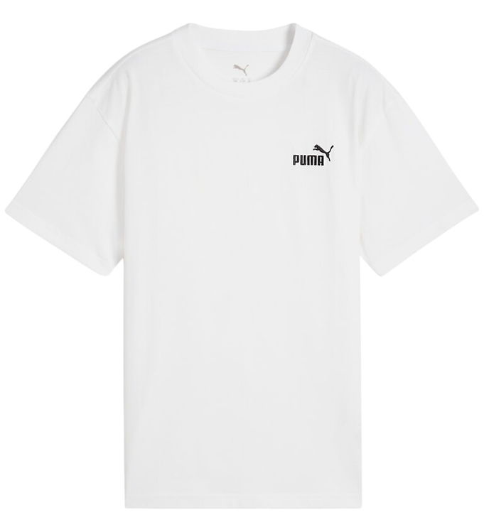 Puma T-Shirt - ESS Small No. 1 Relaxed - Hvid