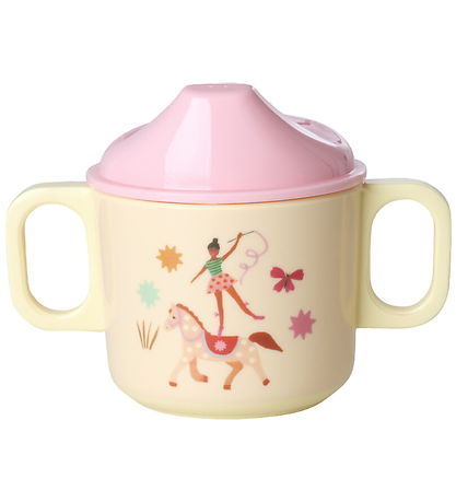 Rice Spisesæt - Melamin - 4 stk. - Pink Fun Fair