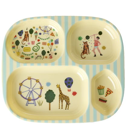 Rice Spisesæt - Melamin - 4 stk. - Mint Fun Fair Rice Spisesæt - Melamin - 4 stk. - Mint Fun Fair