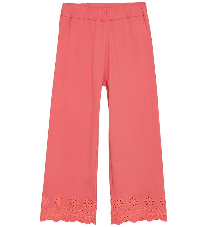 Minymo Bukser - Calypso Coral m. Hulmønster