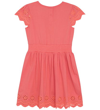 Minymo Kjole - Calypso Coral m. Broderi Anglaise 