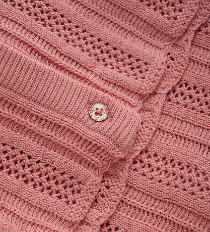 Minymo Cardigan - Gebreid - Rozet m. Pointelle