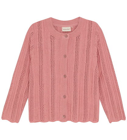Minymo Cardigan - Gebreid - Rozet m. Pointelle