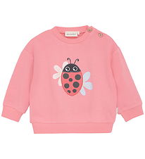 Minymo Sweatshirt - Viskose/Bomuld - Strawberry Pink Minymo Sweatshirt - Viskose/Bomuld - Strawberry Pink