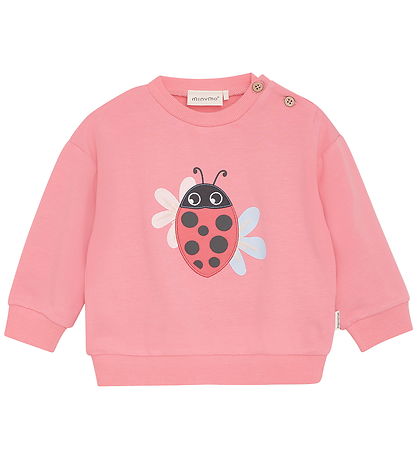 Minymo Sweatshirt - Viscose/Cotton - Strawberry Pink