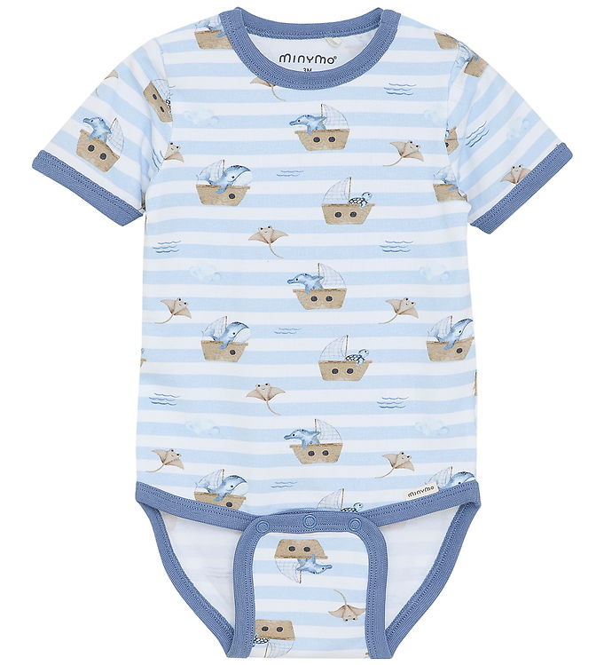 Minymo Body k/æ Skyway m. Print - Skyway