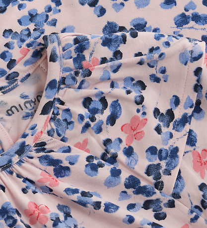 Minymo Bluse - Pink Dogwood m. Blomster