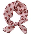By Srær Tørklæde - Iduna - Rosa/Rød Hjerter By Srær Tørklæde - Iduna - Rosa/Rød Hjerter