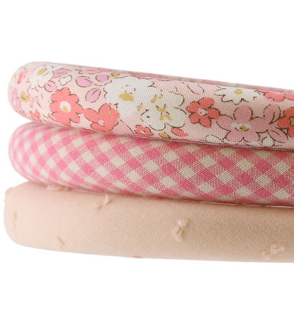 By Stær Hårbøjler - 3-pak - Augusta - Lyserød Mix