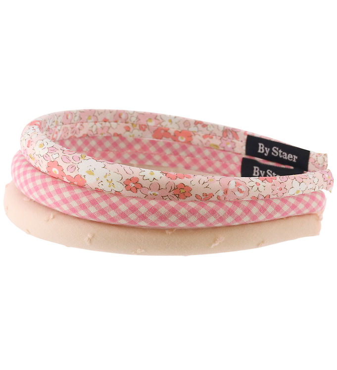 By Stær Hårbøjler - 3-pak - Augusta - Lyserød Mix