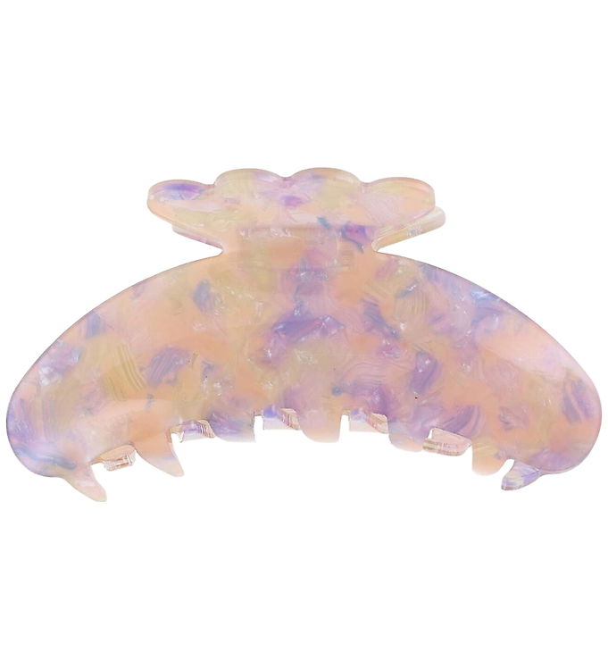 By Stær Hårklemme - Agnes - Rosa/Lilla/Fersken Nistret