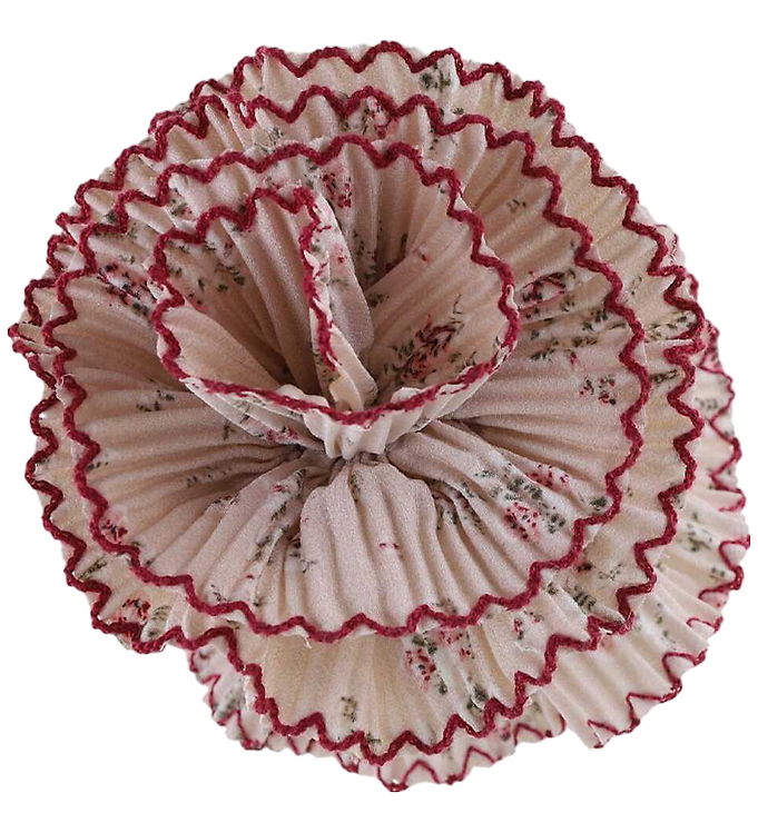 By Stær Hårklemme - Miley - Creme/Mørke Rosa